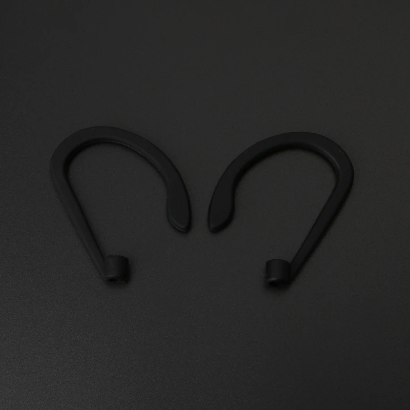 OOTDTY 1 Pair Earhook Holder For Apple AirPods Strap Silicone Sports Anti-lost Ear Hook