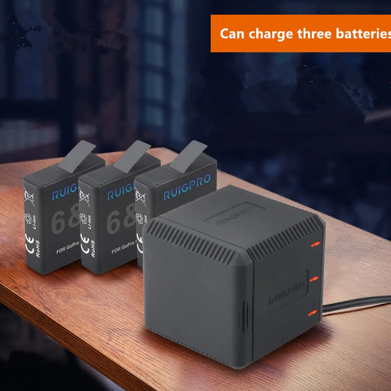 AHDRT-501601 Charger Battery 1220mAh Camera lithium battery  For GoPro Hero 5 6 action Sports camera Accessories (12)