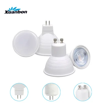 

LED MR16 GU5.3 Bulbs 3W 5W 220V DC12V GU10 Lamp LED Condenser lamp Diffusion Spotlight Energy Saving Home Lighting