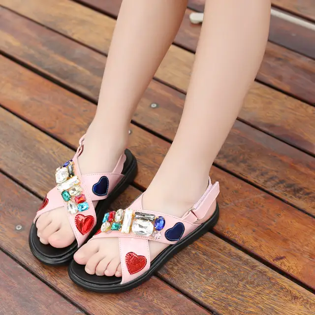 girls holiday sandals
