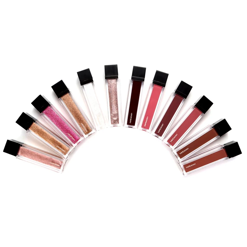 Brand Beauty Matte Liquid Lip Gloss Makeup Liquid Lipstick Waterproof Velvet Glitter Pigment Metallic Lip Tint Cosmetic Lips Brand Beauty Matte Liquid Lip Gloss Makeup Liquid Lipstick Waterproof Velvet Glitter Pigment Metallic Lip Tint Cosmetic Lips