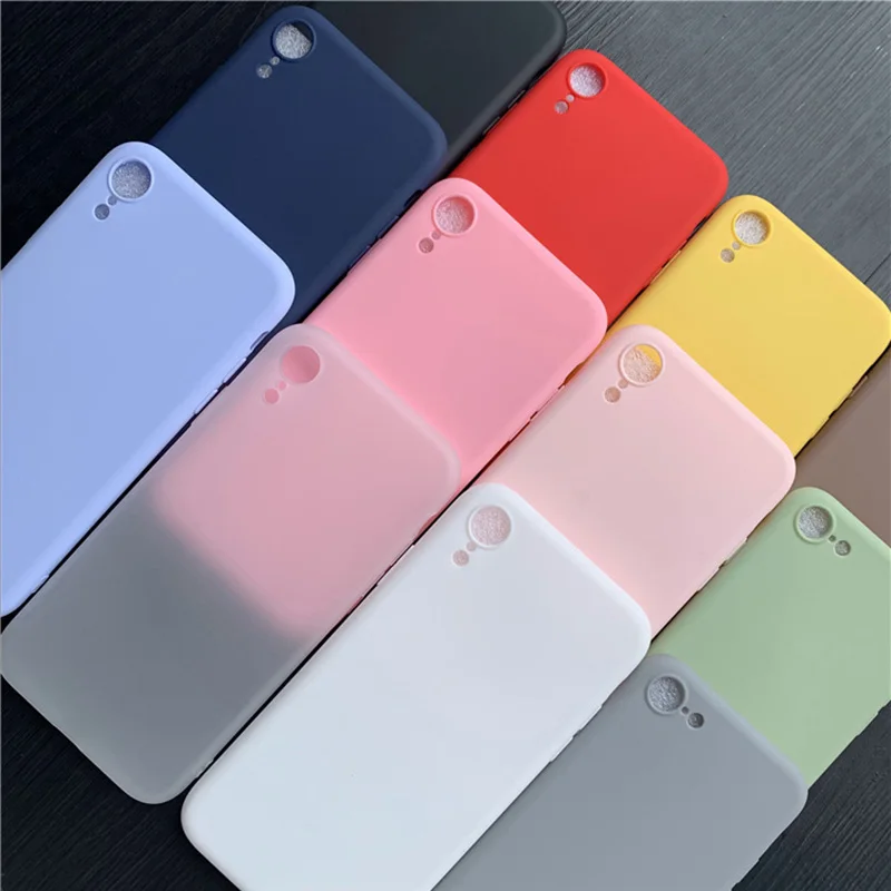 

Candy Color Case for Motorola Moto G7 Plus Play Power Soft Silicone Full Back Phone Cases for MotoG7