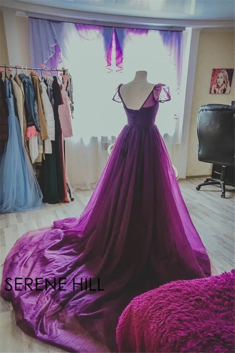 Простое платье мечты; бальное платье фиолетового цвета для беременных; платья для фотосъемки; романтические винтажные Свадебные платья на шнуровке с поясом; ; пикантные; HA2007