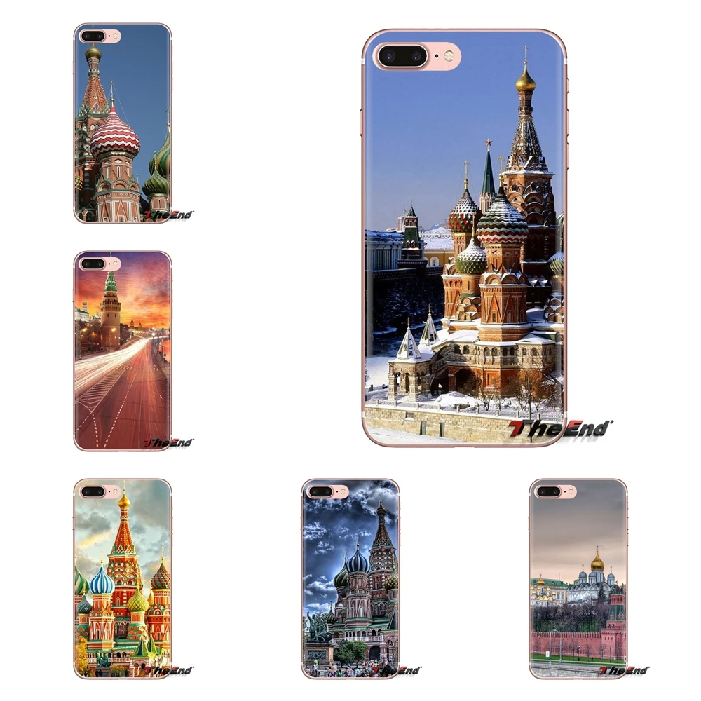 Прозрачные мягкие чехлы Кремля для Samsung Galaxy J1 J2 J3 J4 J5 J6 J7 J8 Plus 2018 Prime 2015 2016 2017 |