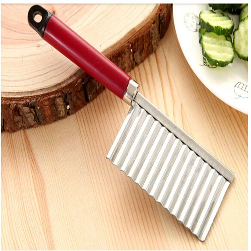 

Potatoes Cutter Cut Strips French Fries Tools Kitchen Gadgets Color Random Creative Multi-Function Shredder Stainless Steel Knif
