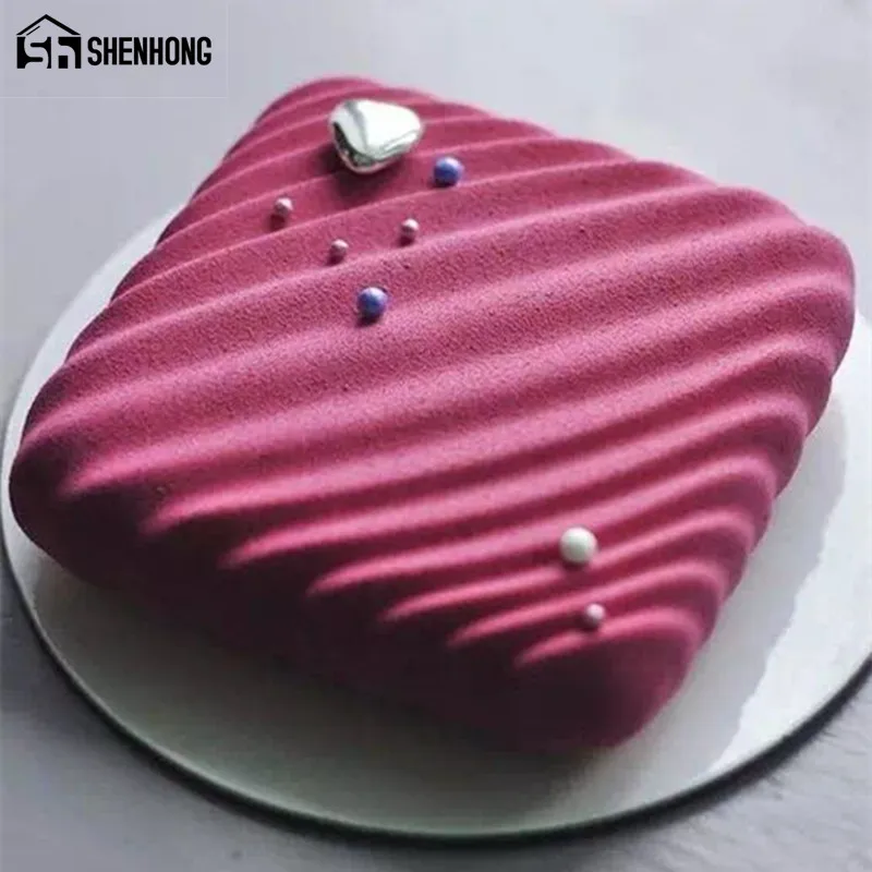 

Mousse Pillow shaped Silicone Cake Mold For Ice Creams Chocolates 3D Cake moulds Pan Bakeware Accessories