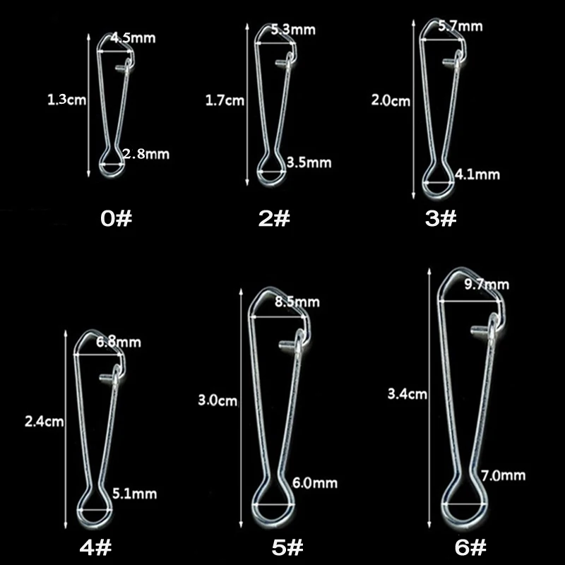 50 шт./пакет Нержавеющая сталь рыболовный крючок Разъем QL запор Вертлюги безопасности приманки держатель устройства рыболовные снасти X350