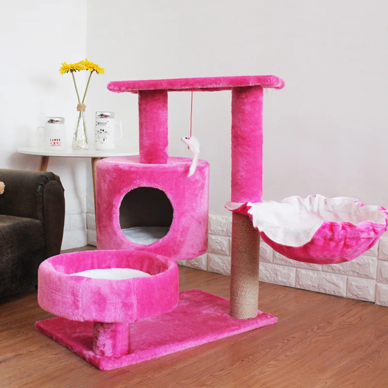 Супер большой 4 кошки с использованием кошки кровать коврик дом сильная несущая структура пола Мебель для кошек забавные скребок игрушки товары для домашних животных - Цвет: 8