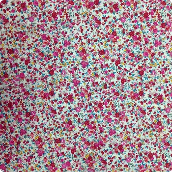 

Flower Print Fabric 45cmx145cm Colorful Floral Cotton Fabric for Clothes DIY Handmade Sewing Material for Textiles