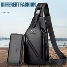 Мужская модная сумка, кожаные нагрудные сумки для мужчин, сумки на плечо, нагрудная поясная сумка