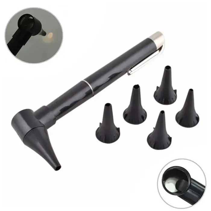 Diagnositc Otoscope набор Penlight Ear Health Care медицинское оборудование фонарик с увеличительным стеклом Len JS88