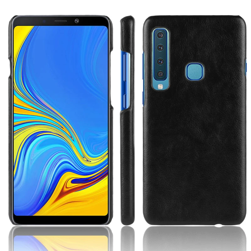 Samsung Galaxy A9S (A9 Star Pro) Litchi pattern PU leather+PC hard case_1