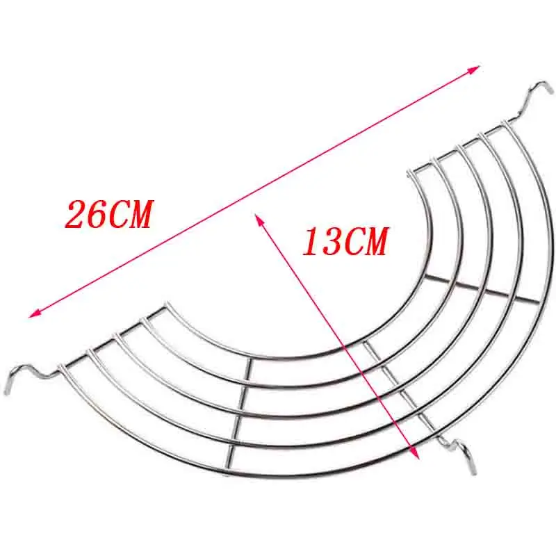 Полукруглый Нержавеющая сталь паровой стеллаж для горшков держатель стеллажи изоляции паровой лоток утечки масла стеллаж для выставки товаров Пособия по кулинарии инструмент