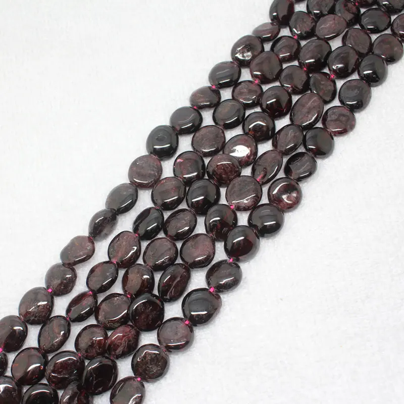 

Mini. Order is $7! 10-16mm Natural Red Garnet Freeform DIY chips Scrawled stone Loose Beads 15"