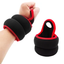 0,5 кг/пара Регулируемая железная Песочная светящаяся невидимая запястье, большой палец Песочник вес ремни прочность для тренировки, упражнения, физкультура бега