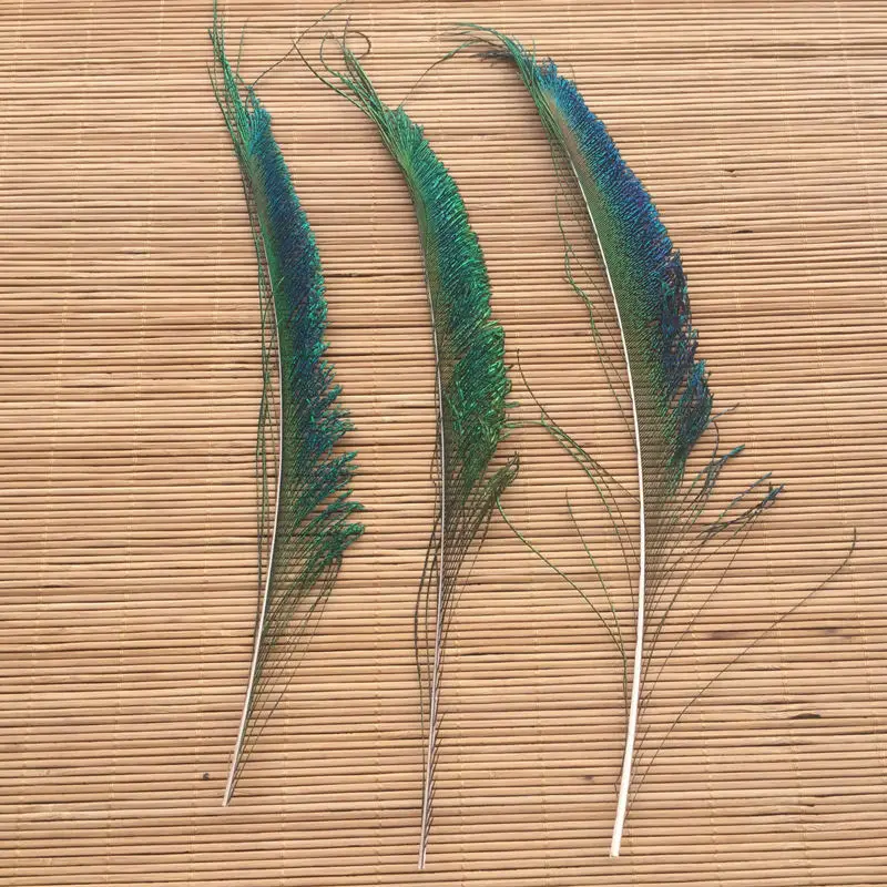 Free-shipping-New-500pc-quality-natural-peacock-feathers-12-14inches-30-35cm-DIY-wedding-living-room