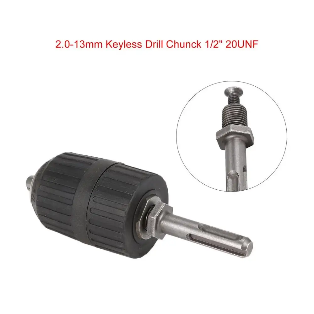 2 0 13 мм Keyless железная дрель Chunck 1/2 &quot20UNF и SDS Plus адаптер шатун для электрических