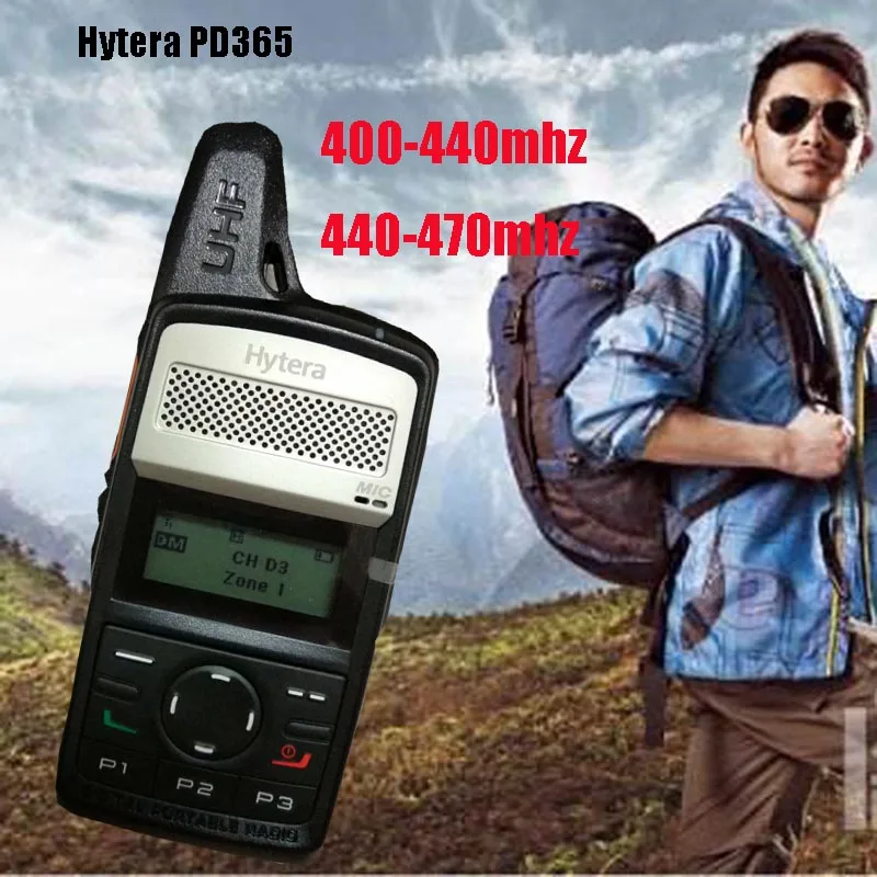 Hytera PD365 иди и болтай walkie talkie “иди и частота 400-440 МГц 440-470 МГц 256 магазин канала портативных раций оборудование для охоты