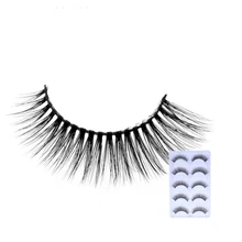 Новые 5 пар натуральные накладные ресницы длинный макияж 3d накладные ресницы из норки ресницы для красоты