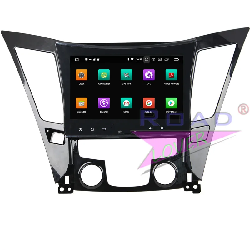 Best Roadlover Android 9.0 Car Multimedia Player Radio For Hyundai Sonata 2011 2012 2013 Stereo GPS Navigation Magnitol 2 Din NO DVD 2