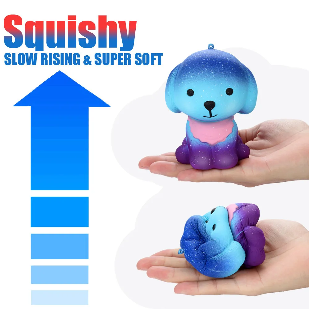 

Educational Toys For Children Anti-Stress Adorable Squishies Galaxy Puppy Slow Rising Fruit Scented Stress Relief Toy Gift @35