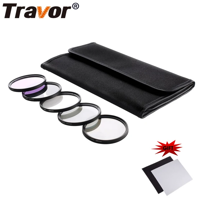 Special Price  Travor Camera Filter UV CPL FLD ND Polarizing Filter ND2 ND4 ND8 49 52 55 58 62 67 72 77MM For Canon Nikon Sony Photography