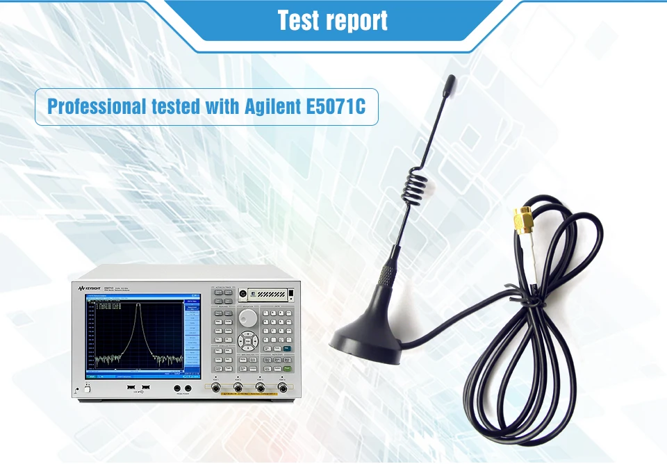 TX490-XP-100 490 МГц 3.5dBi Усиление 50 Ом SMA-J интерфейс сопротивление менее 1,5 SWR Высококачественная присоска антенна