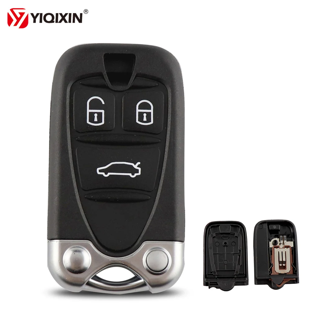 

YIQIXIN 3 Button Smart Car Key Case Replacement Remote Control Key Shell For Alfa Romeo 159 Brera 156 Spider With Blade