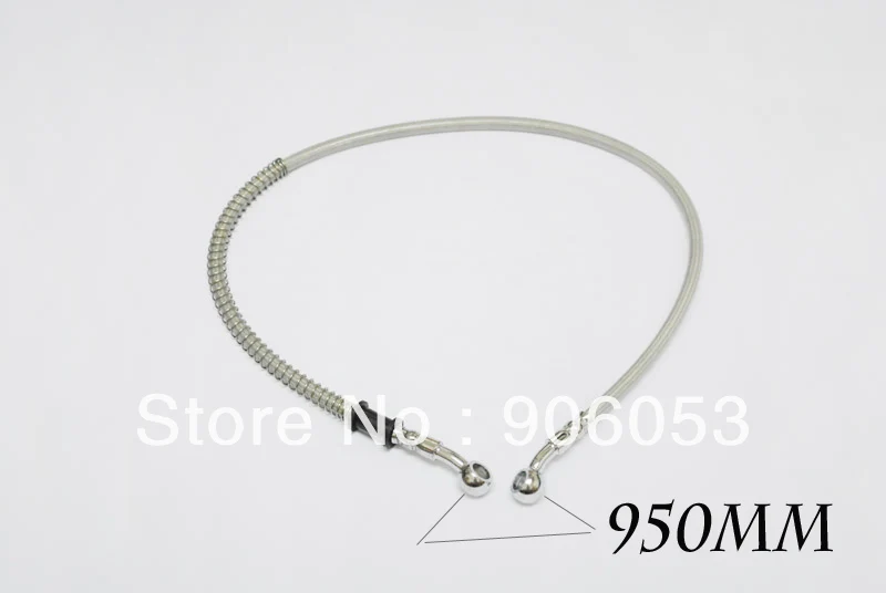 

950MM MOTORCYCLE MADE STAINLESS STEEL  BRAKE LINES HOSES 10MM caliber Clutch modification Universal