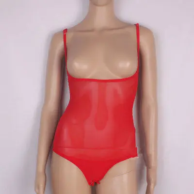 Женская Одежда для танцев, одежда без рукавов, эластичный сетчатый топ, поддерживающий грудь, боди, облегающее трико для живота - Цвет: red