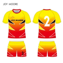 Лидер продаж Высокое качество Дети с коротким рукавом полная сублимация Регби Майки