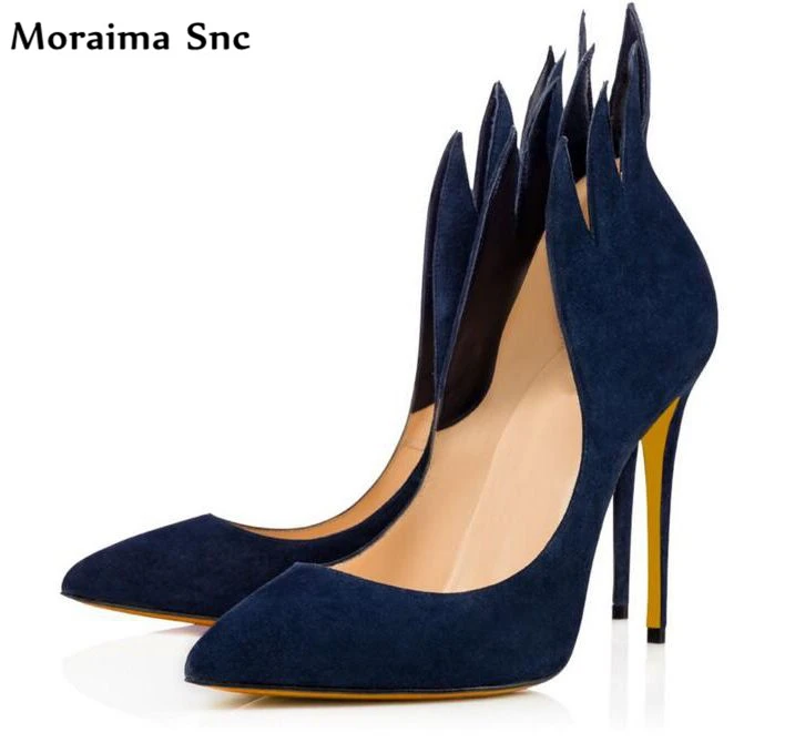 Las Decoración Sexy Patrón En as Moraima Pictures Zapatos De Vestido Punta Snc on Pictures Recién Slip Aguja Tacones Ala Llegada As Señoras Talón ZqnWwT8g