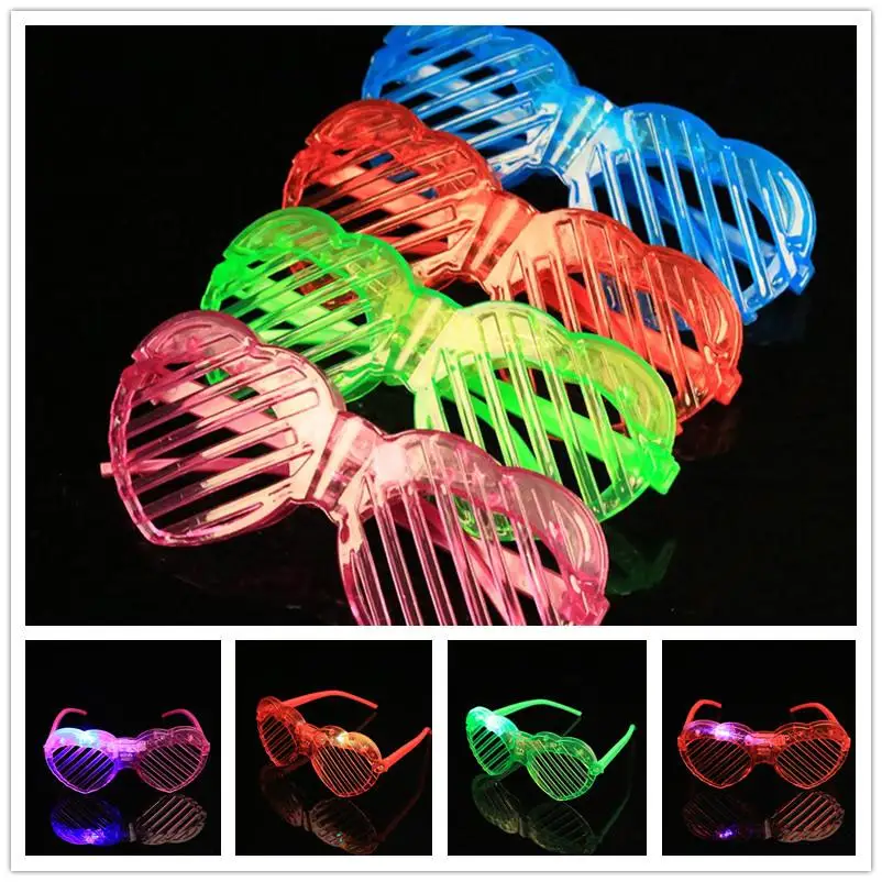 Buy 1 pcs New Glow Sunglass party heart Glowing