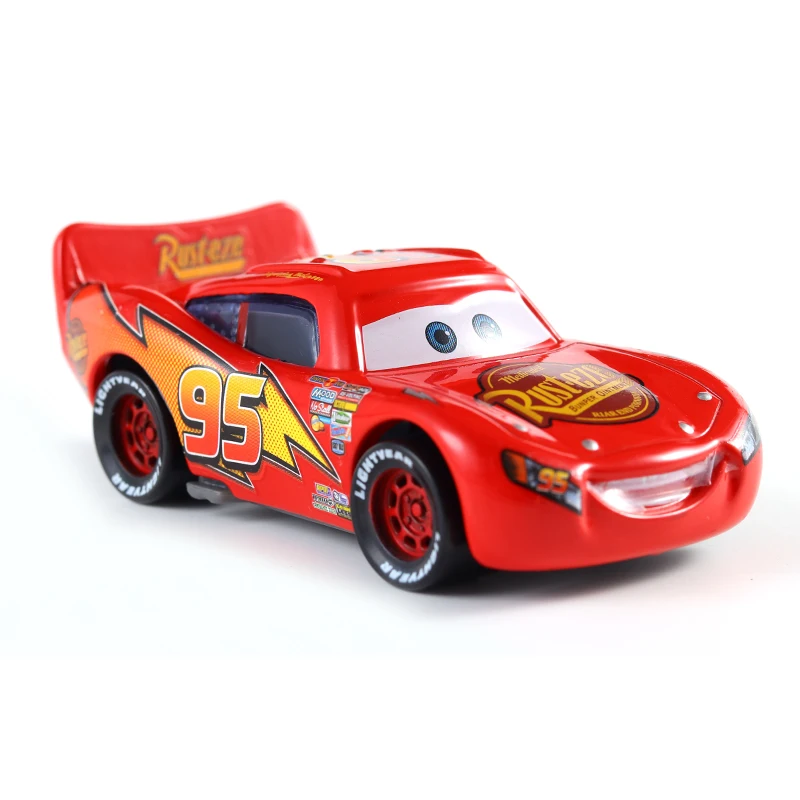 Disney Cars 3 Pixar Cars радиатор пружины молния McQueen Flash Eye литье под давлением игрушечный автомобиль 1:55 подарок для мальчика девочки