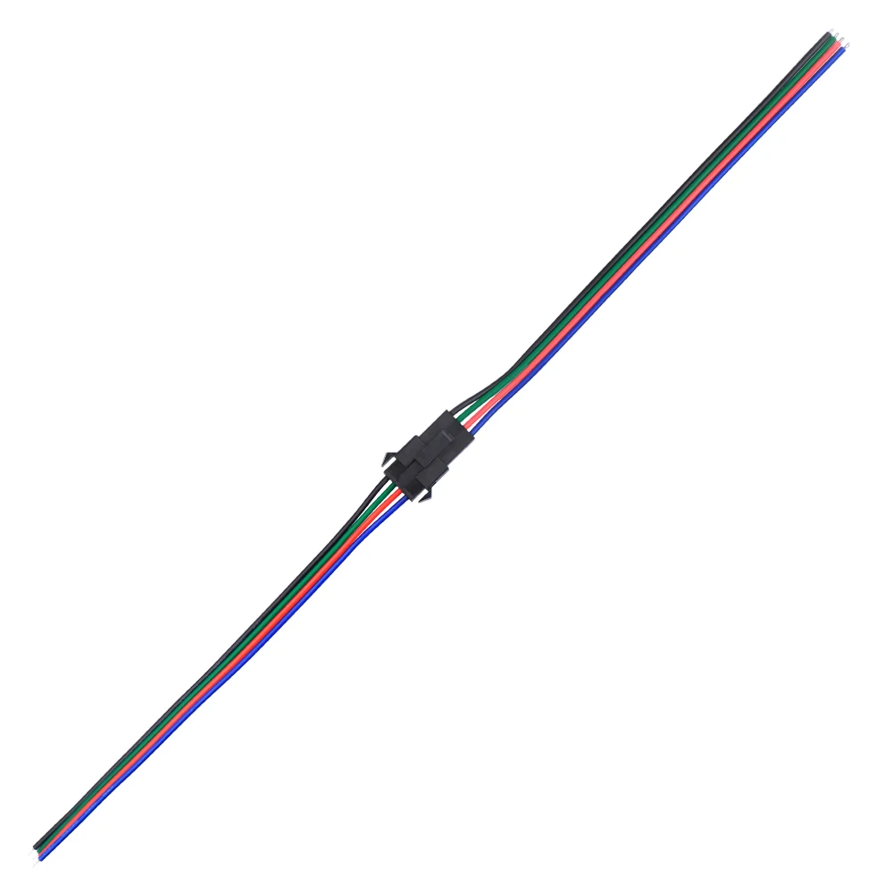 5 компл./лот JST SM разъем 2pin/3pin/4pin/5pin мужской и женский набор проводов кабель для