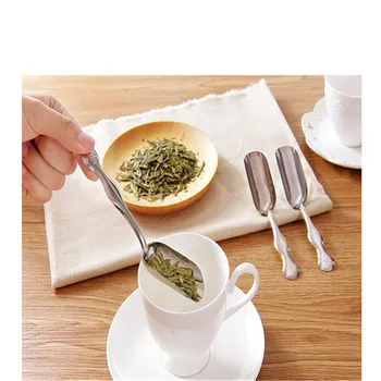 

Stainless Steel Tea scoop Minimalist Teaspoon Tea Shovel Tea Teaspoon Coffee Scoops Simple And Practical Chinese Useful Tea Tool