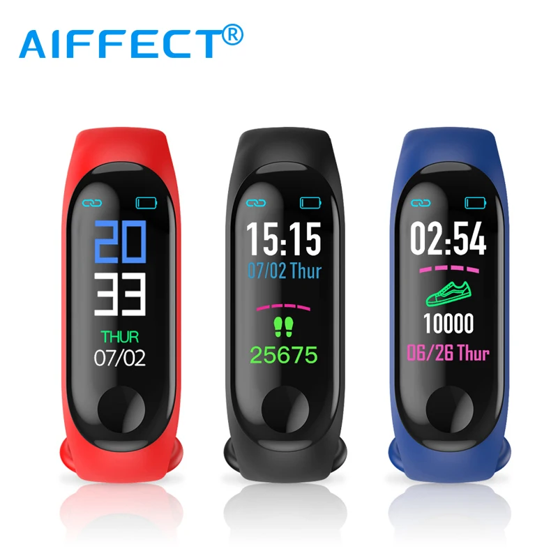 

AIFFECT Sport Bracelet Smart Watch Men Women Fitness Tracker waterproof Smartwatch For IOS Android Electronics Smart Clock Band.
