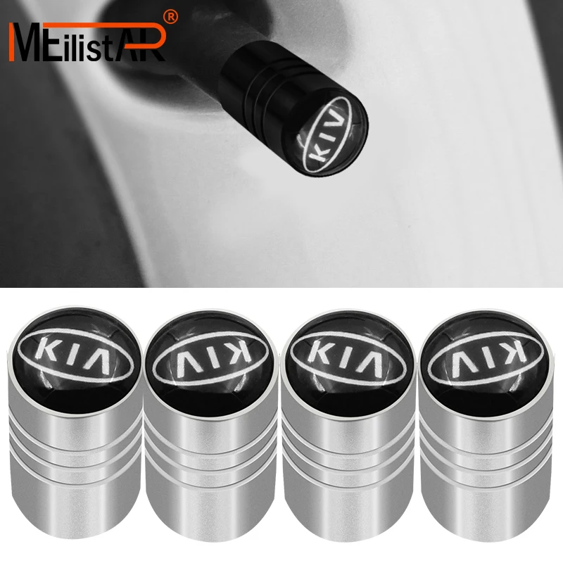 

4PCS Car Wheel Tire Parts Valve Stem Caps Cover For Kia Ceed Rio Sportage R K3 K4 K5 Ceed Sorento Cerato Optima car Accessories