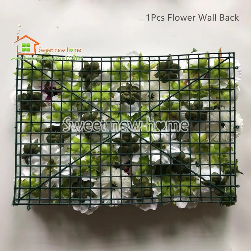 3D искусственный цветок стены и DIY цветок бегун Свадебные украшения фон розовый и белый розы Гортензия и листья