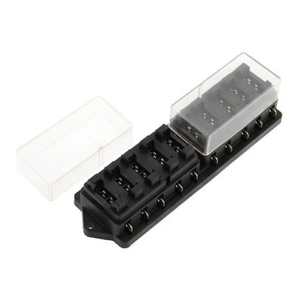 Suporte do Carro Padrão da Lâmina do Ato Caixa de Fusível Auto Circuito Titular 12v ee 10 Way 2 High Quality Automóveis e motos