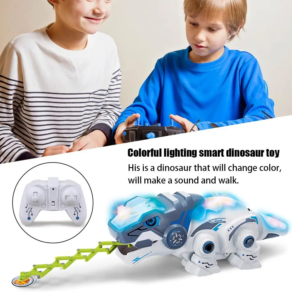 

2.4G Kids Electric Wireless Remote Control Chameleon Toy Smart Dinosaur Doll