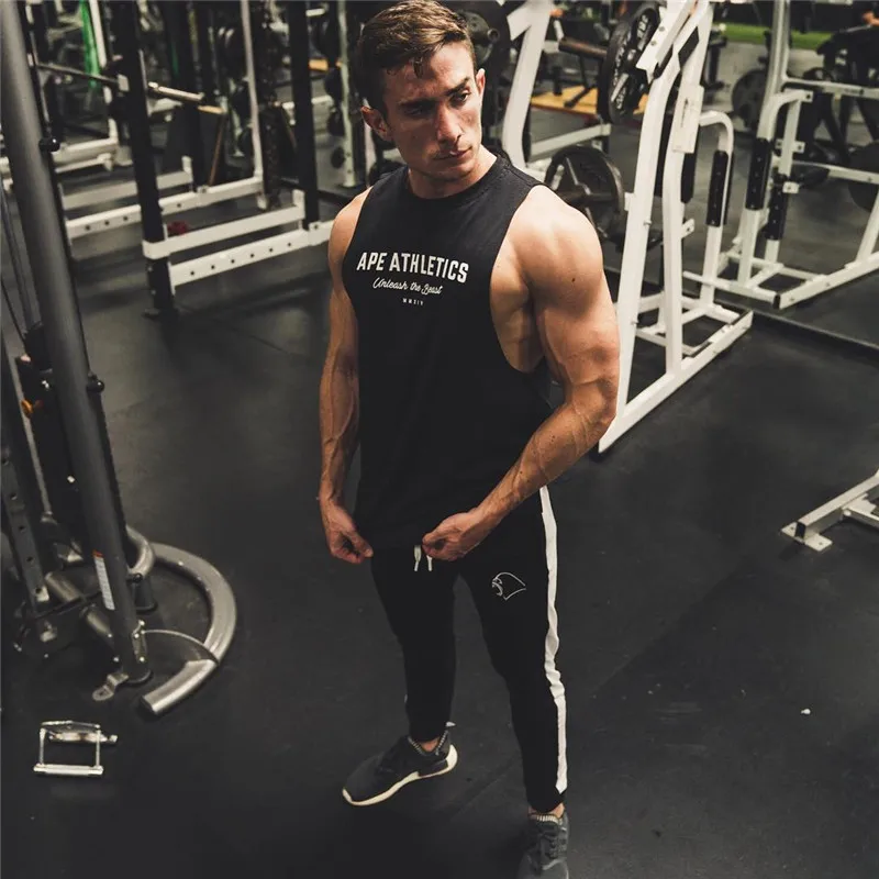 Sport Pantaloni dell'abito degli uomini Corsa e Jogging Pista Pantaloni Abbigliamento Fitness Palestra Leggings di Cotone Pantaloni Maschio mma Pugile Formazione pantaloni della Tuta Uomini