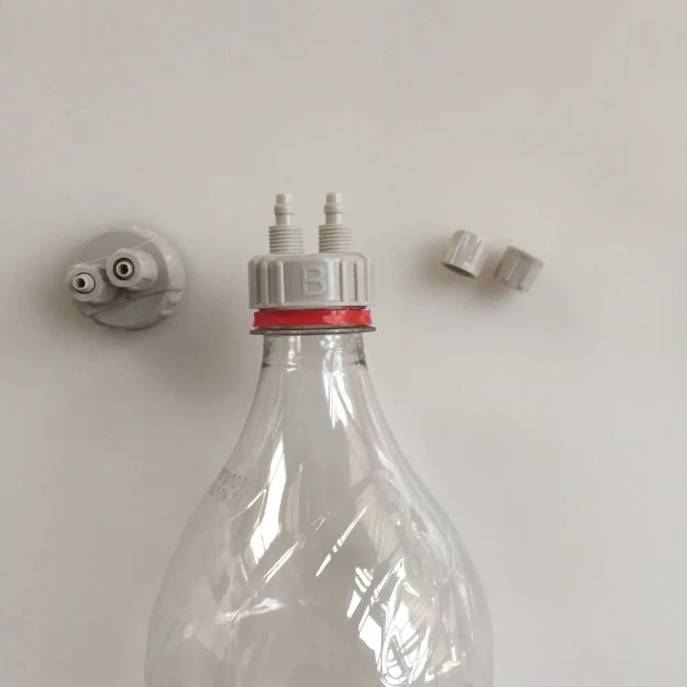 

B let 2PC Aquarium CO2 System Pro Tube Valve Guage Bottle Cap Kit Fish Tank Live Plant DIY Air Diffuser Generator Tool Part Kit