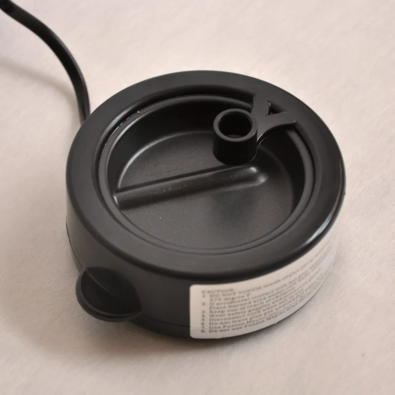 Black Mini Glue Pot Keratin Fusion Melt Hot Pot Constant Temperature for Hair Extension Professional Salon Extension Tool