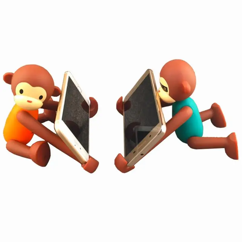 

Jointed Cute Monkey Tablet Phone Holder Desk Ornament Lovely Gift Mobile Stand For Samsung For iPad for iPhone XS XR MAX SDB01