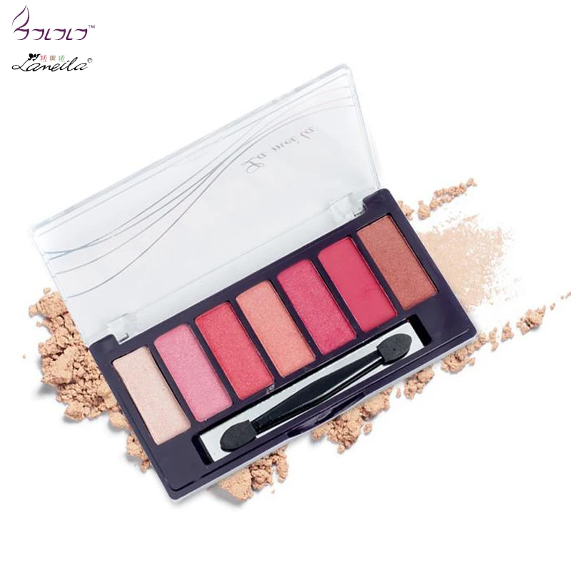 Buy Lameila 7 Color Glitter Eyeshadow Makeup Palette Waterproof Mineral Powder