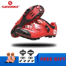 SIDEBIKE sapatilha ciclismo mtb Pro велосипедная обувь для верховой езды Женская Мужская Спортивная велосипедная обувь для горного велосипеда