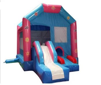 Cheap Small Inflatable Bounce House Jumping With Blower Inflatable Slide With Castle Combo