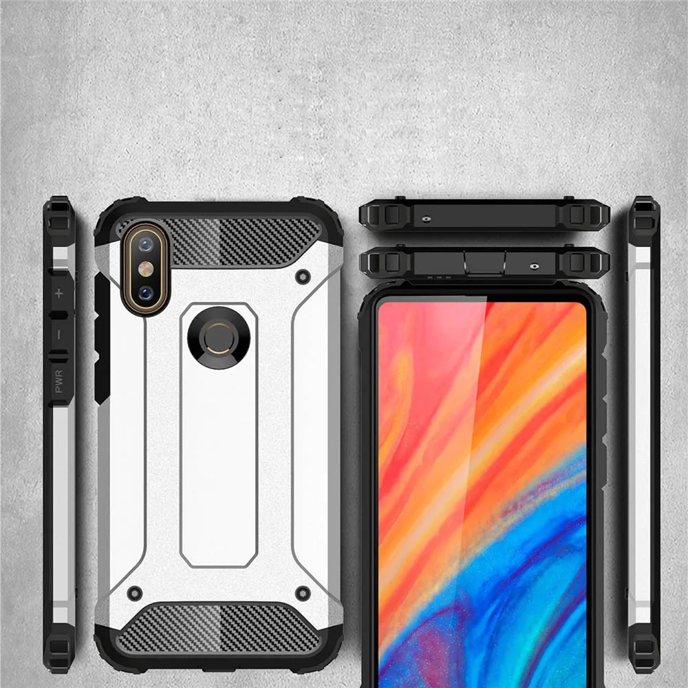 Чехол для Xiaomi Mix 2 S жесткий прочный mix 2s mix2s гибридный защитный чехол телефона