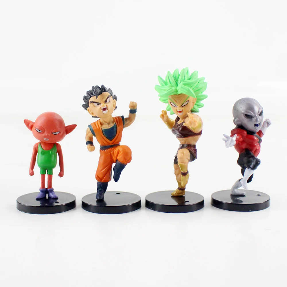 16 шт./компл. Dragon Ball Jiren Kale Grand Priest Zamasu Monaka trunks Вегета Сон Гоку сон Гохан ПВХ Фигурки игрушки DBZ Collelction